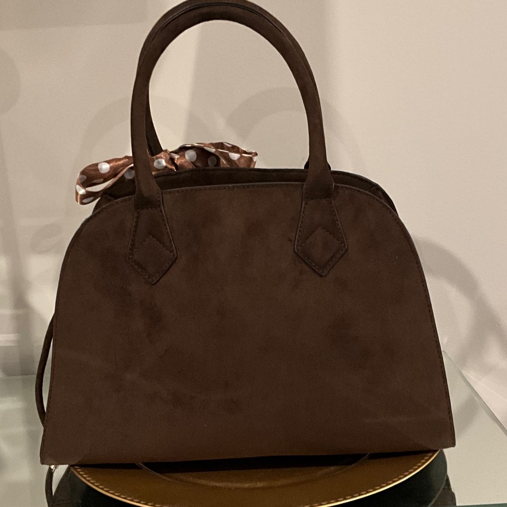 NWT ALDO Suede Satchel - Picture 2 of 16